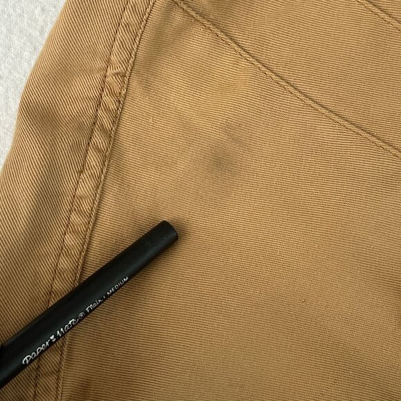 Urban Outfitters Button-Up Reagan Belted Oversized Utility‎ Romper Khaki Brown S - Picture 8 of 14